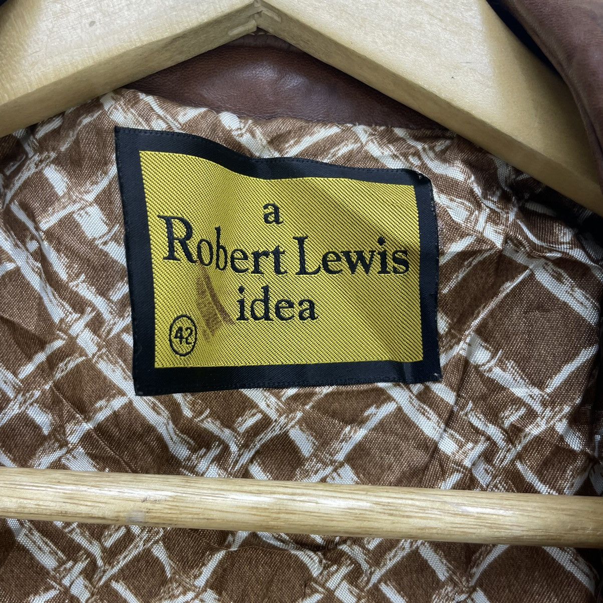 Japanese Brand × Vintage Vintage Japanese Brand Robert Lewis Leather Jacket Size US M / EU 48-50 / 2 - 10 Thumbnail