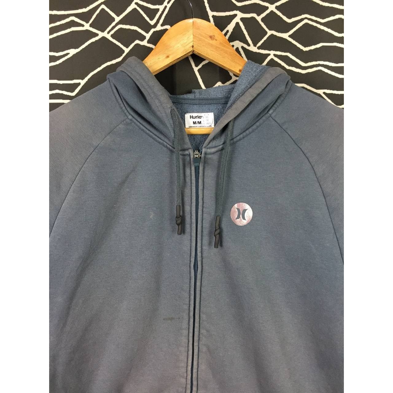 Hurley × Vintage Sunfaded Hurley Surf Skate Style Zip Up Hoodie Size US M / EU 48-50 / 2 - 4 Thumbnail