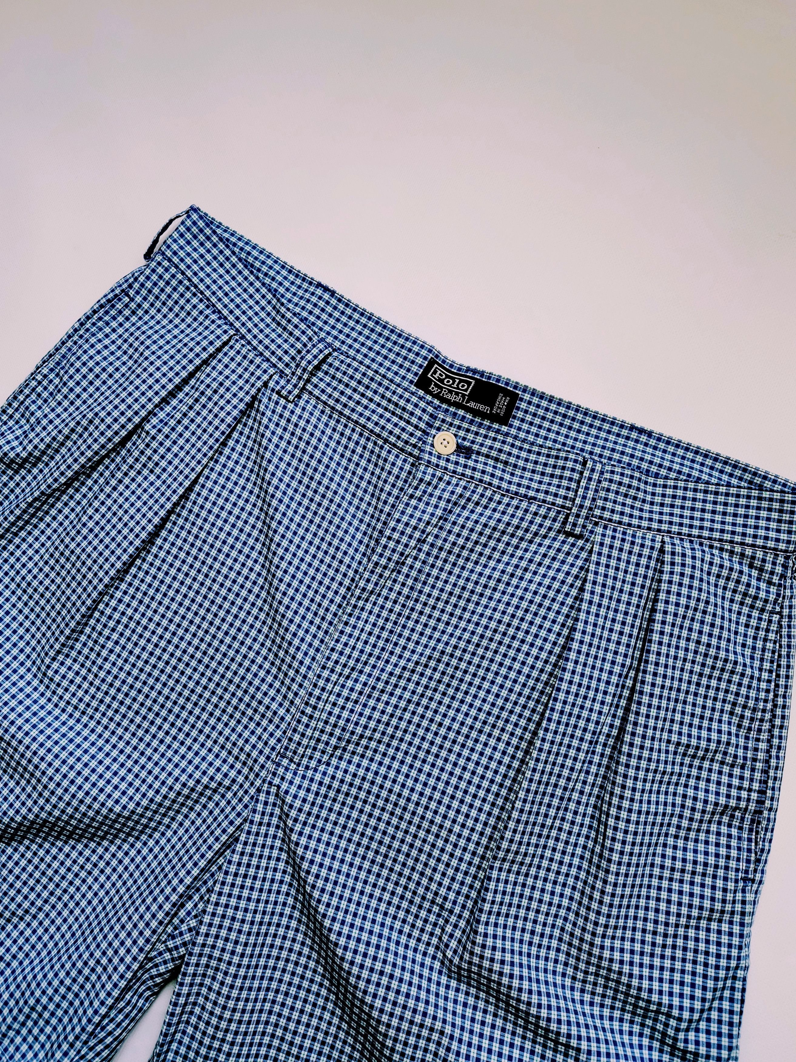 Polo Ralph Lauren × Vintage Vintage Polo Ralph Lauren Check Shorts Size US 36 / EU 52 - 3 Thumbnail