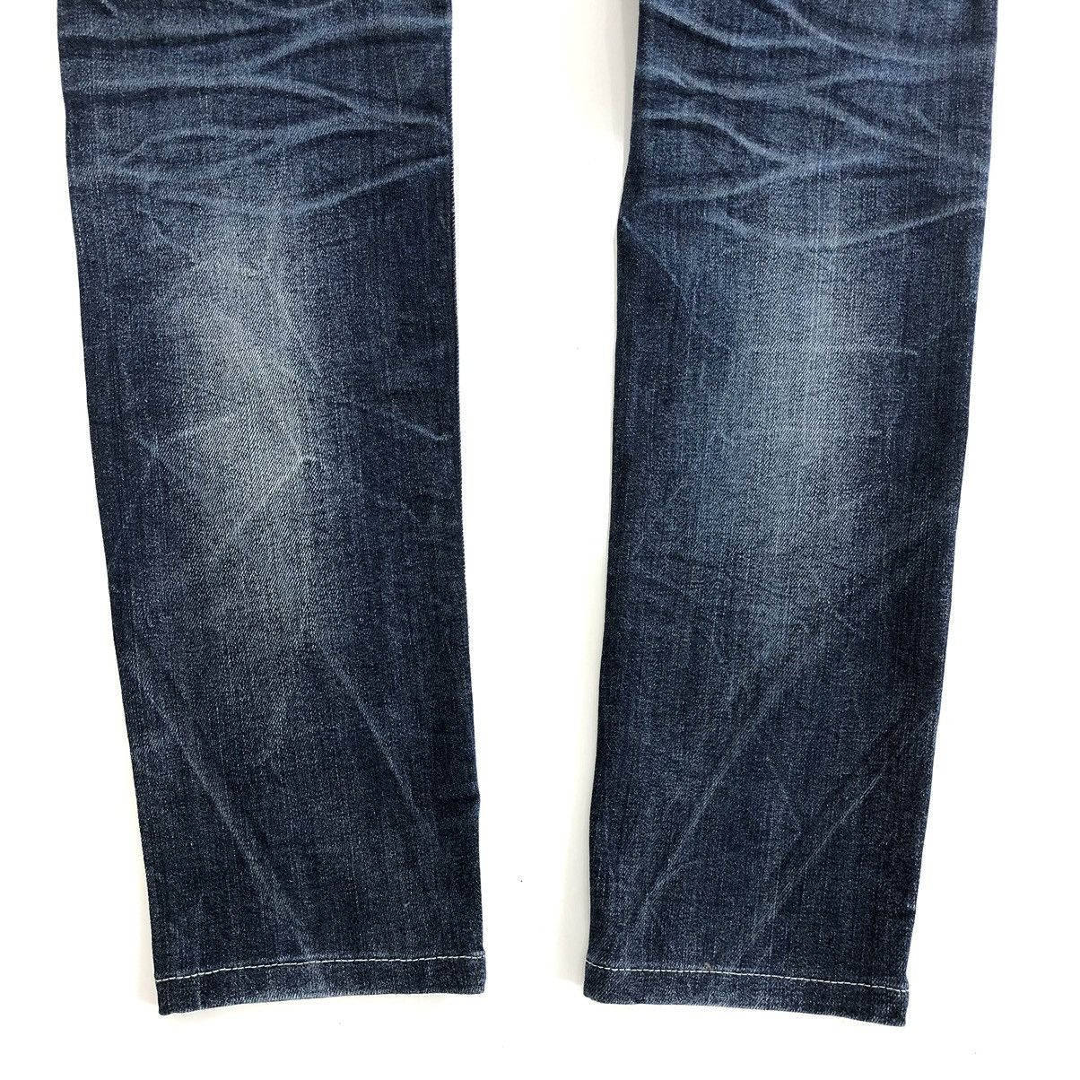 14th Addiction × If Six Was Nine × Japanese Brand Y2K Vintage Red Pepper Cross Punk Distressed Skinny Jeans Size 28" / US 6 / IT 42 - 8 Thumbnail