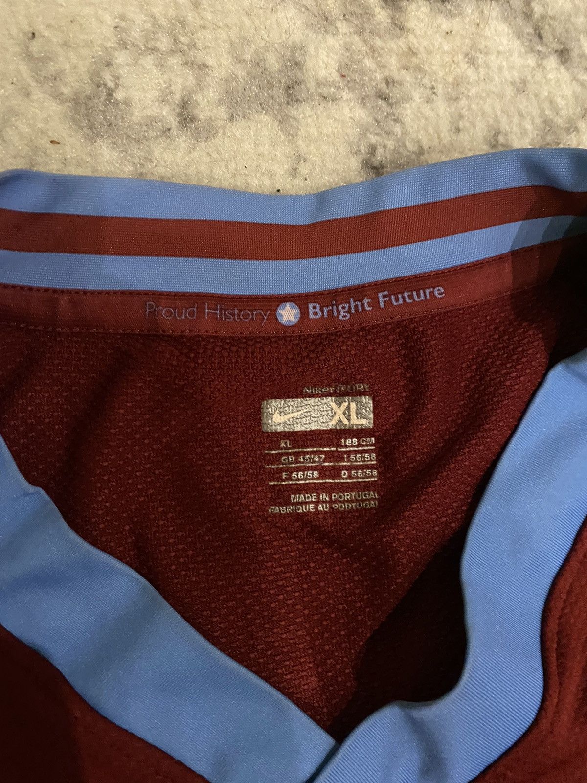 Nike × Vintage Vintage Nike West Ham Jersey Clarke Home Kit Size US XL / EU 56 / 4 - 9 Thumbnail