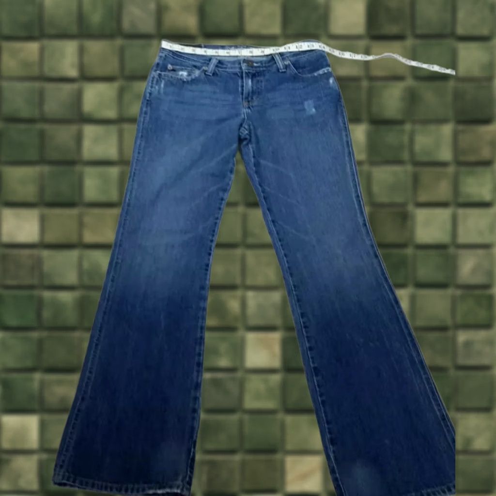 American Eagle Outfitters VINTAGE American Eagle Outfitters Favorite Flare Jeans Women's Size 2 Regular 28 in Denim Blue Cotton Embroidered 31 in Inseam Size 26" / US 2 / IT 38 - 1 Thumbnail