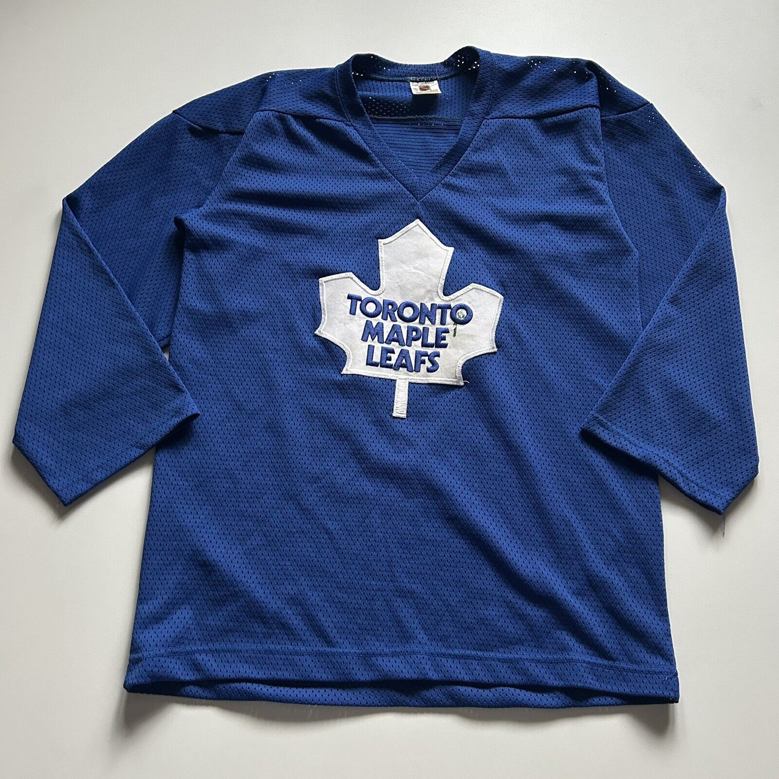 Ccm Vintage Toronto Maple Leafs NHL Hockey Jersey Large Blue Size US L / EU 52-54 / 3 - 1 Thumbnail