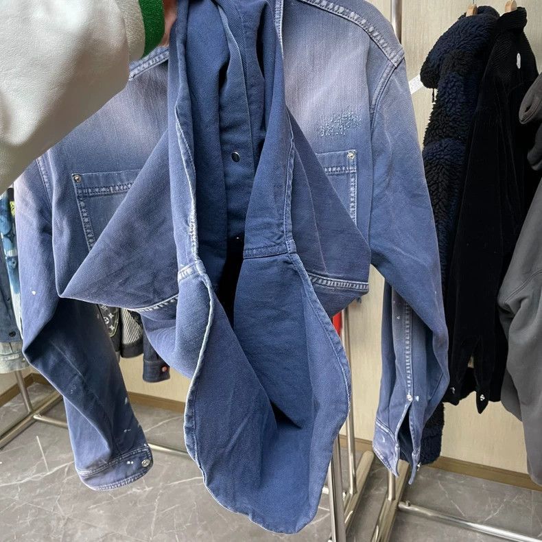 Other Dior Distressed Denim Shirt Jacket Size US M / EU 48-50 / 2 - 8 Thumbnail