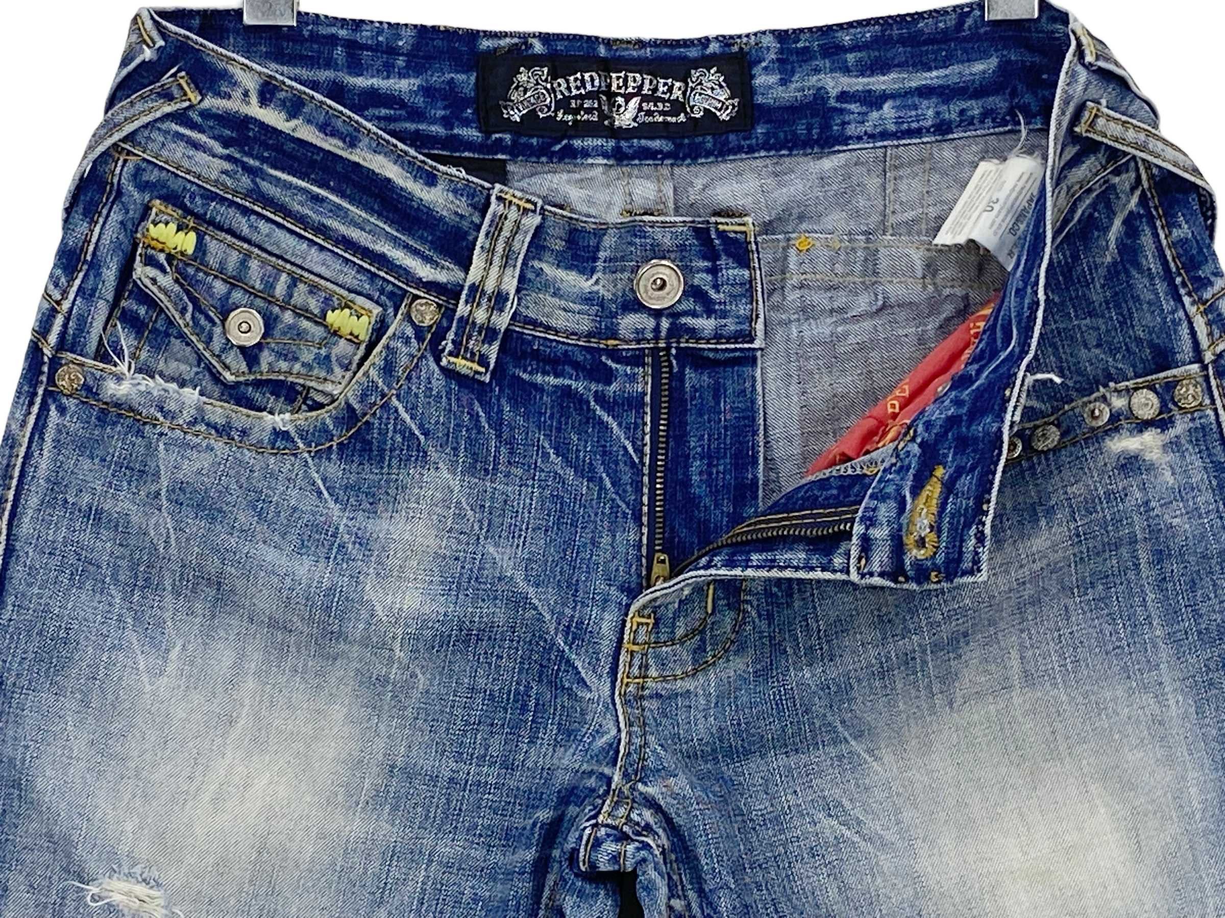 Japanese Brand Red Pepper Jeans Flare Jeans Distressed Jeans Size US 30 / EU 46 - 7 Thumbnail