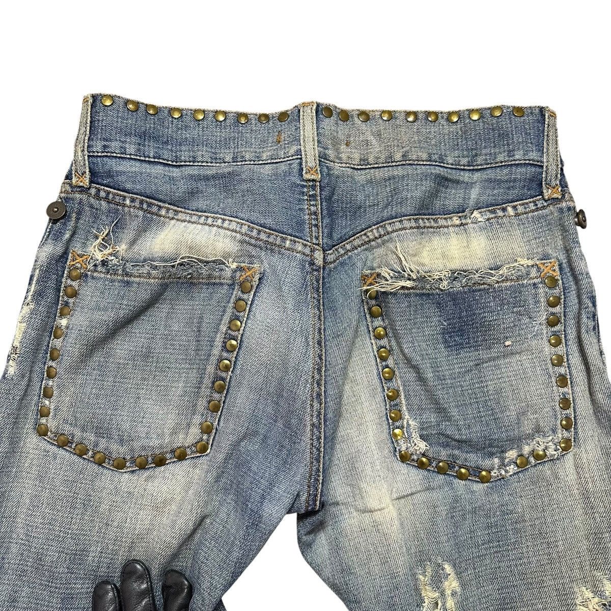 Dolce & Gabbana D&G Dolce & Gabbana Studded Distressed Denim Jeans Italy Size US 31 - 9 Thumbnail