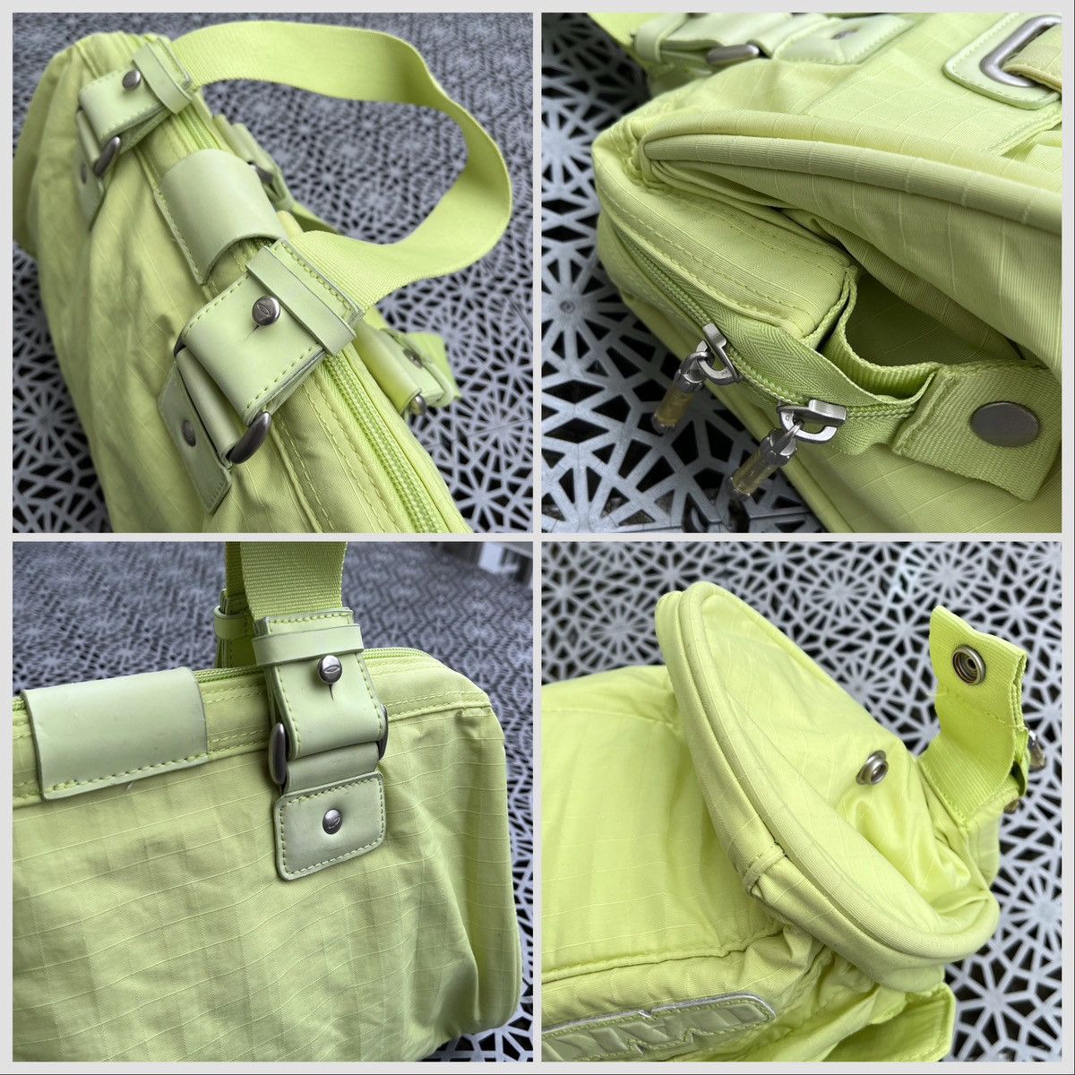 Oakley 🔥 Rare Vintage OAKLEY Y2K Multi Pocket Cargo Bag Rave Size ONE SIZE - 8 Thumbnail