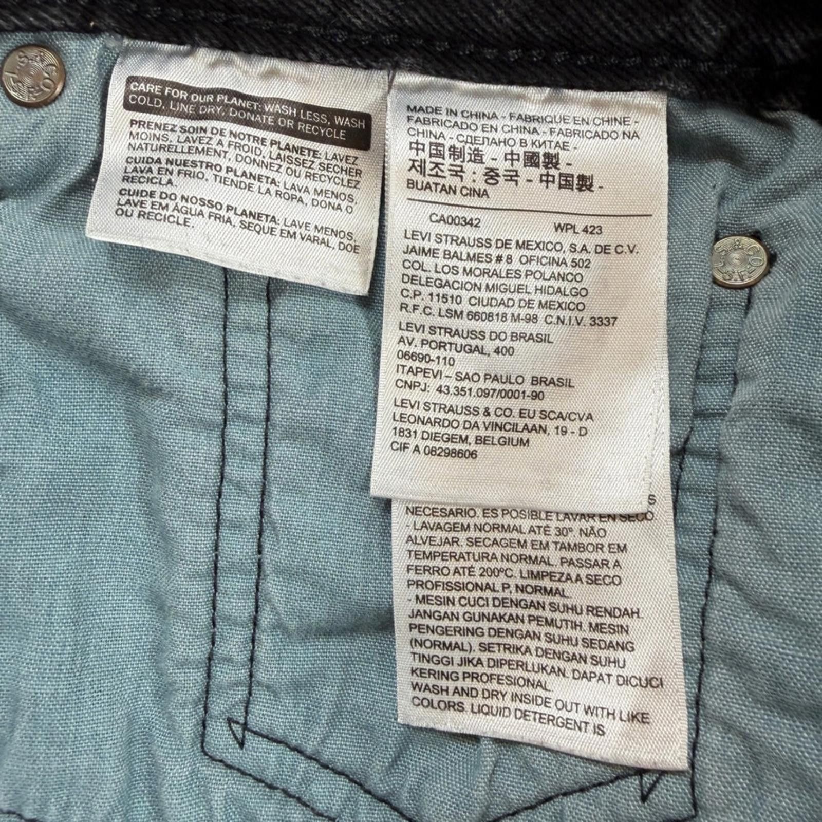 Levi's Levis 501 Denim Jean Shorts 31 Original High Rise Cut Off Size 31" - 7 Thumbnail