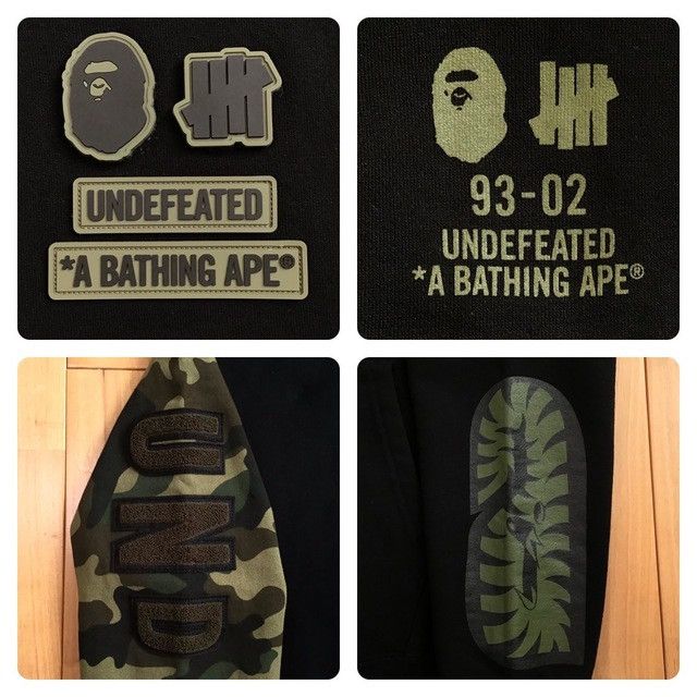 Bape × Undefeated BAPE × Undefeated shark full zip hoodie a bathing ape Size US M / EU 48-50 / 2 - 7 Thumbnail