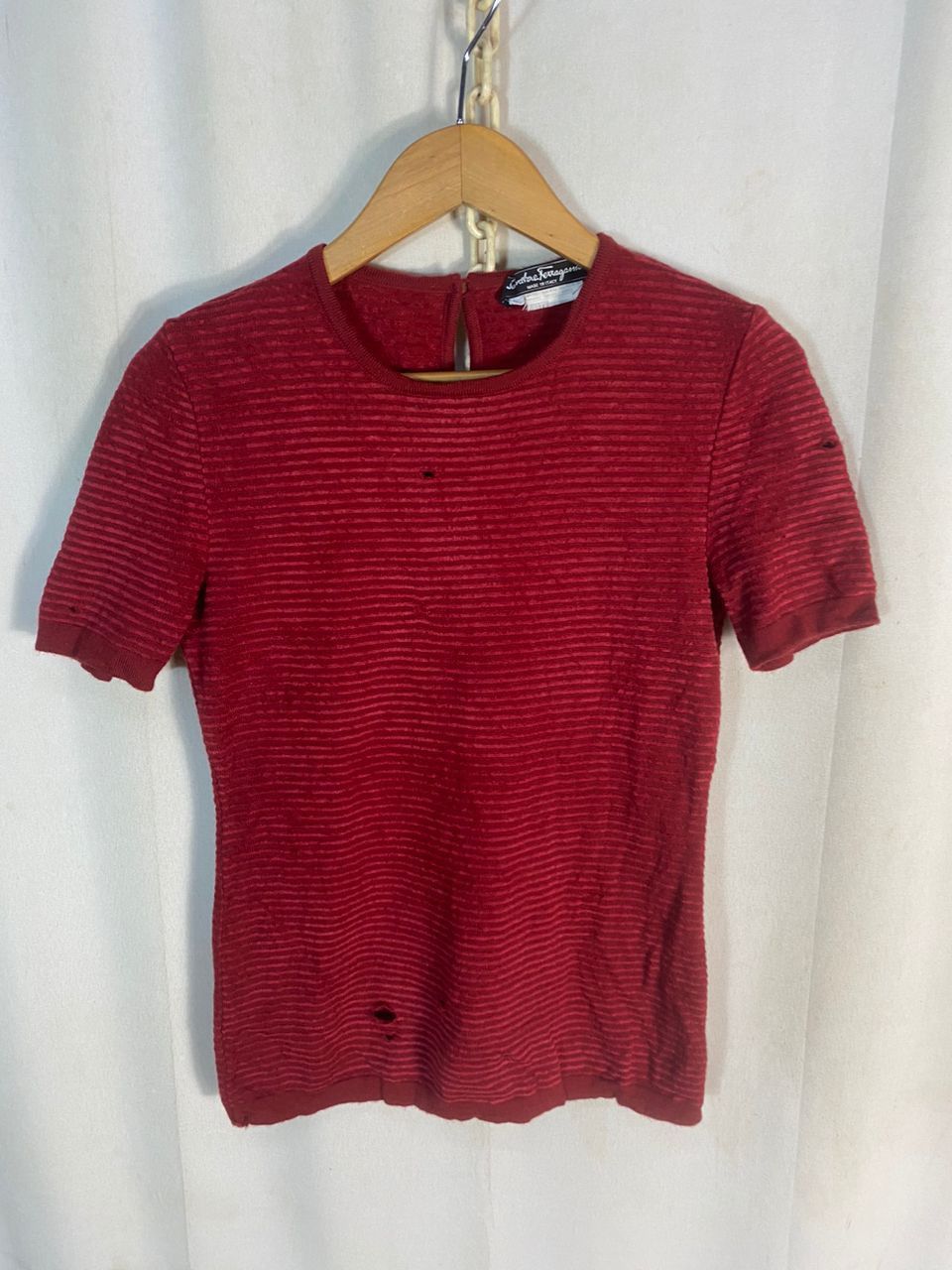 Salvatore Ferragamo Salvatore ferragamo stripe blouse shirt Size S / US 4 / IT 40 - 12 Thumbnail