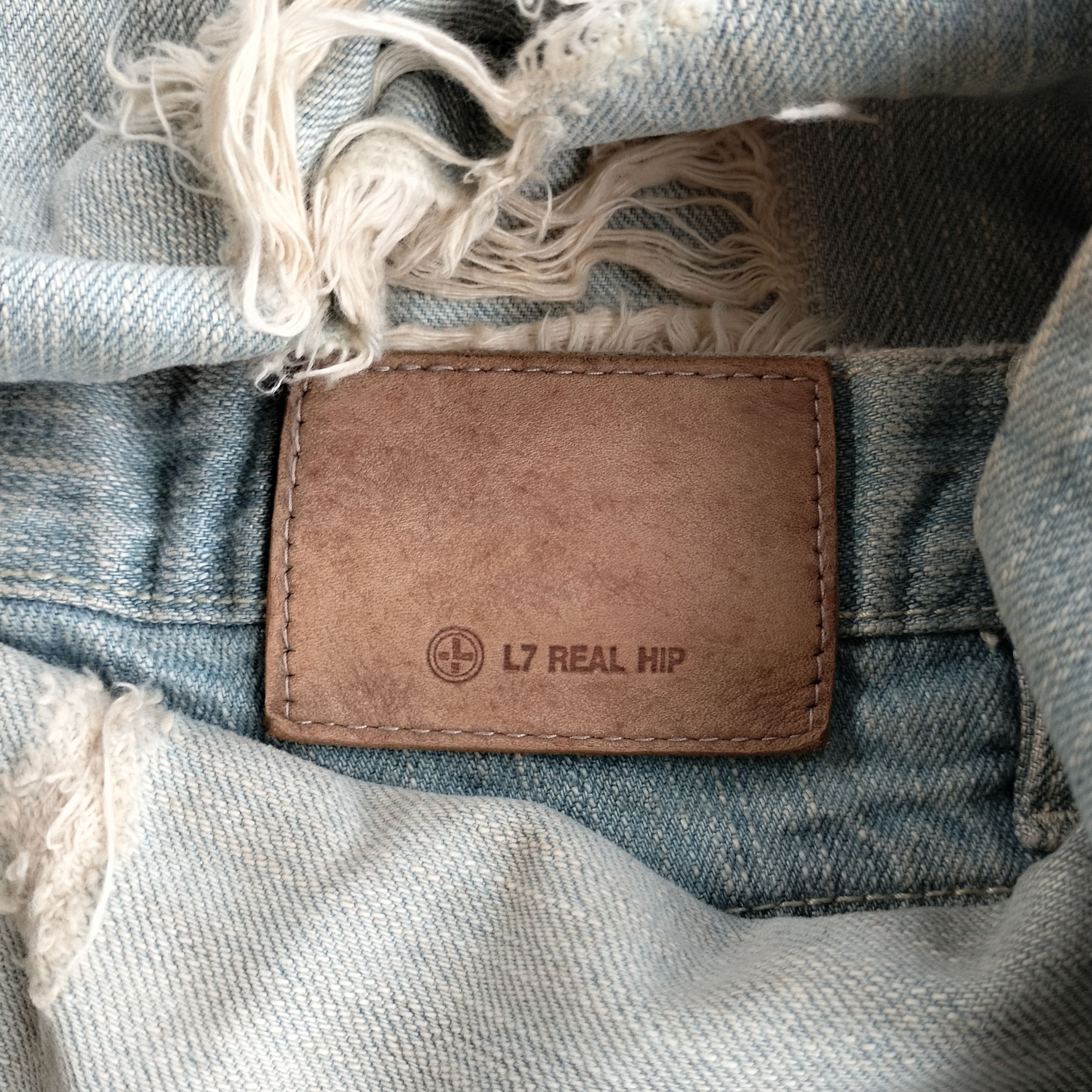 Le Grande Bleu (L.G.B.) mud wash distressed flare denim Size US 34 / EU 50 - 14 Thumbnail