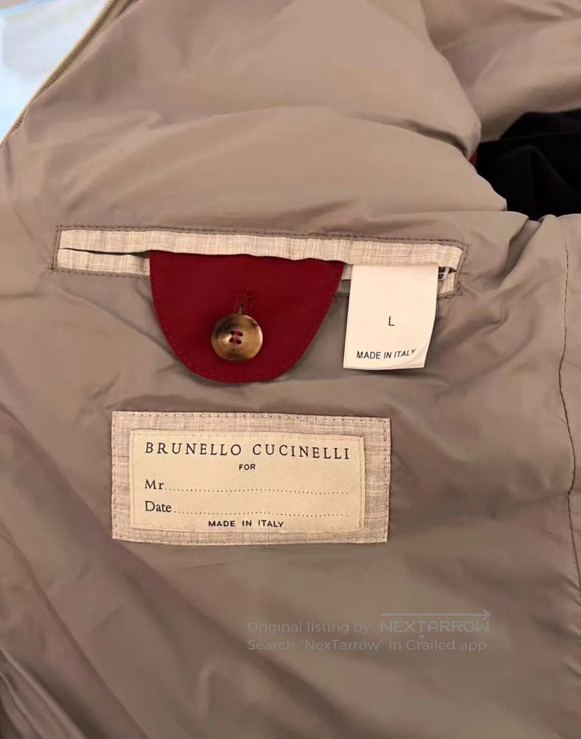 Brunello Cucinelli Brunello Cucinelli Men's Red Vest. Size US M / EU 48-50 / 2 - 7 Thumbnail