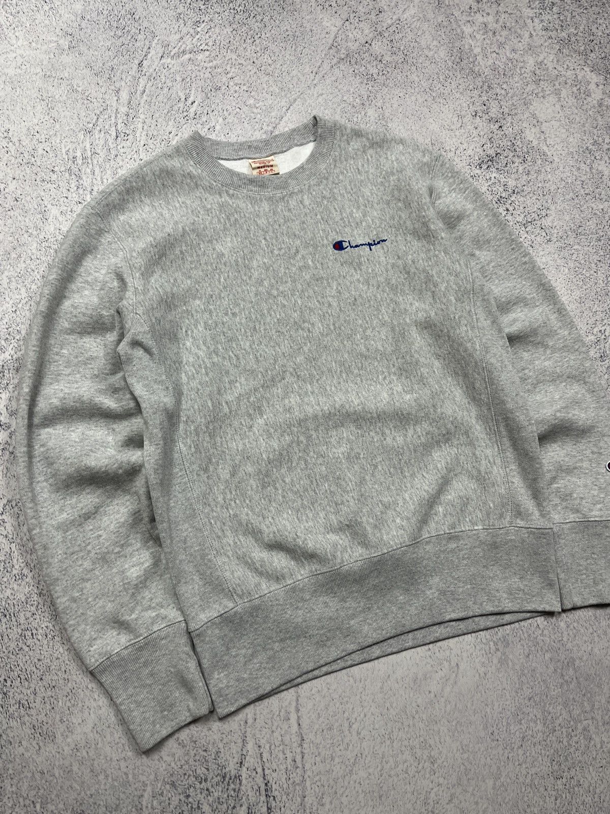 Champion Champion Reverse Weave Gray Sweatshirt Essential Crewneck Size US M / EU 48-50 / 2 - 2 Thumbnail