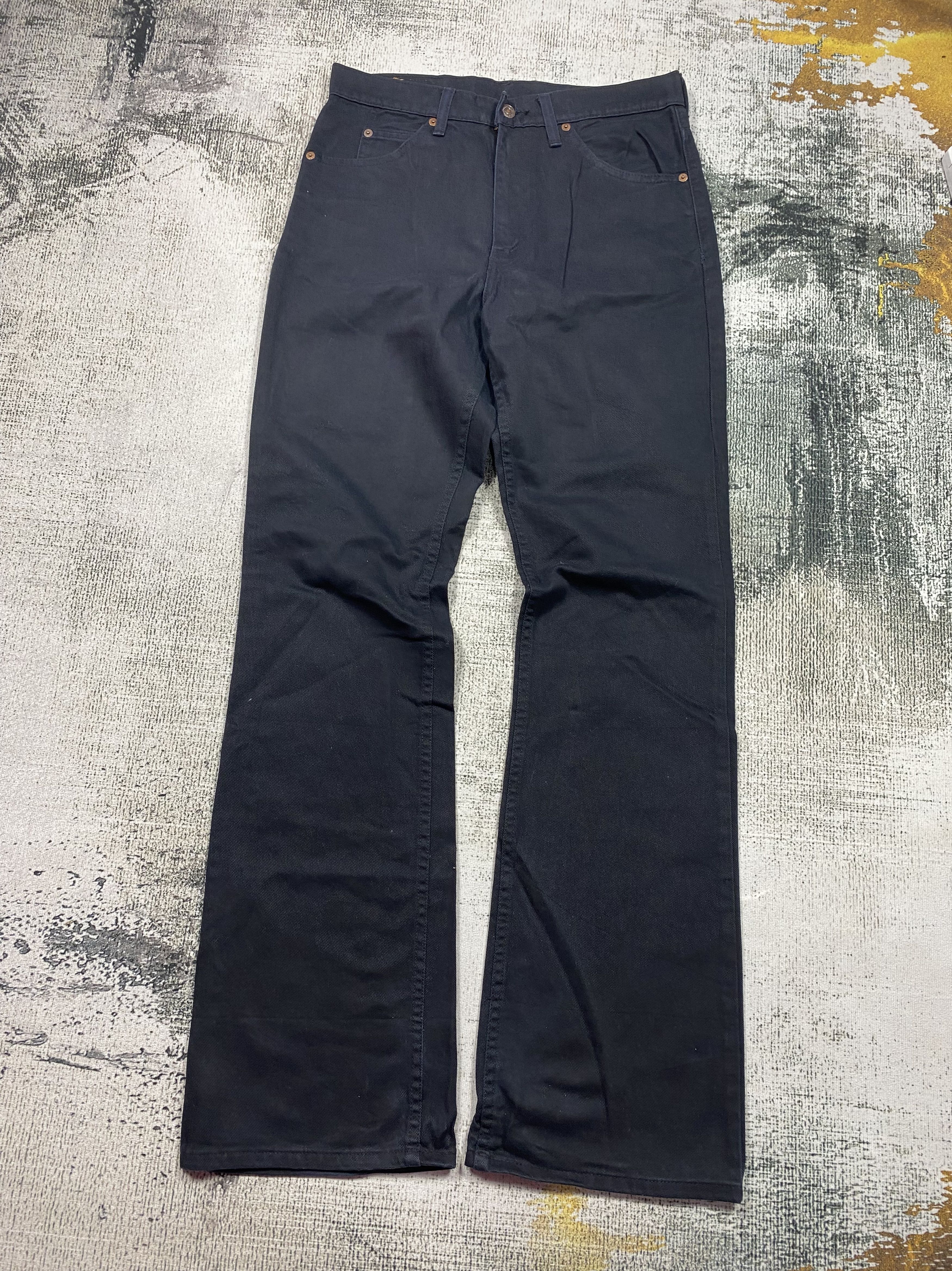 Levi's Levis 517 Jeans Bootcut Super Black Size US 31 - 2 Thumbnail