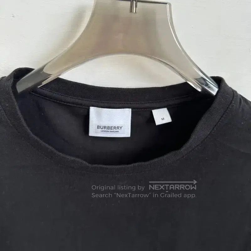 Burberry Burberry Black Cotton T-Shirt for Men. Size US M / EU 48-50 / 2 - 3 Thumbnail