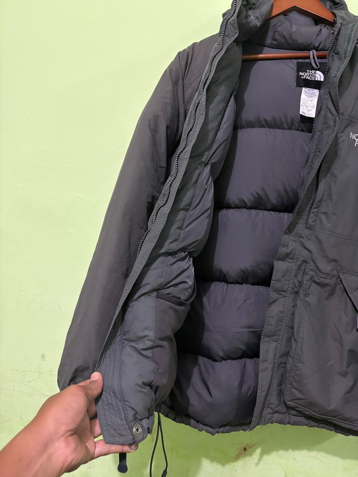 The North Face Vintage The north face Puffer Jacket Design with Hoodie Size US XL / EU 56 / 4 - 4 Thumbnail