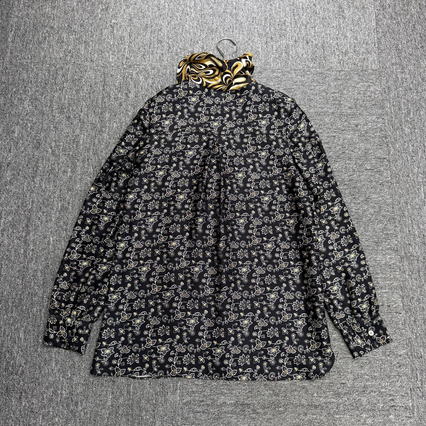 Kiton Kiton Full-Print Cashew Silk Shirt 40 Size US M / EU 48-50 / 2 - 7 Thumbnail