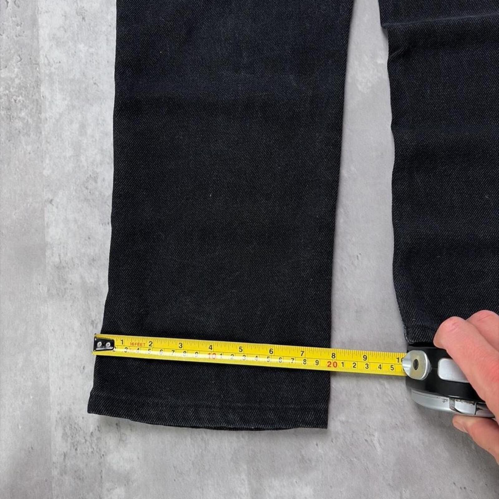 Levi's Vintage Black Levi’s 501 Grunge Straight Denim Jeans Size US 32 / EU 48 - 8 Thumbnail
