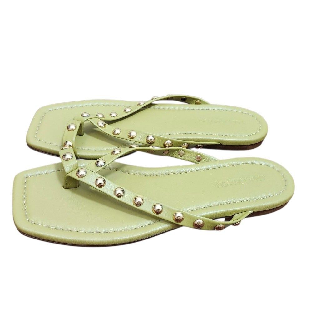Ulla Johnson Ulla Johnson Olive Green Sandals Square Toe Crisscross Strap Size US 9.5 / IT 39.5 - 3 Thumbnail