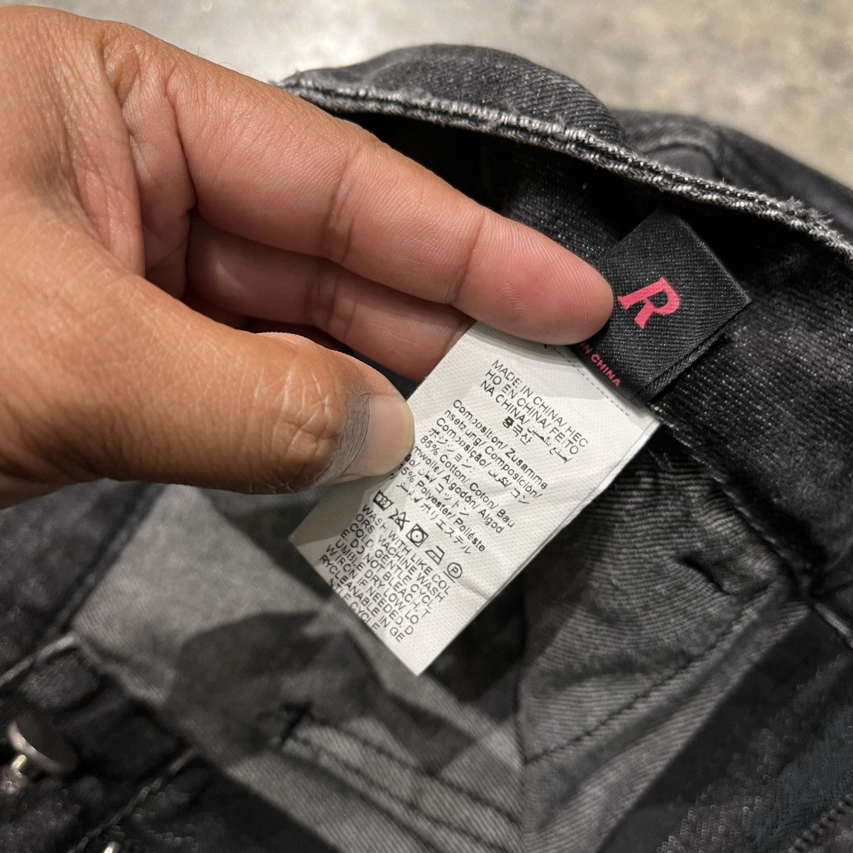Grailed Romwe Rip-off Balenciaga Raver Baggy Bondage Denim Size US 33 - 9 Thumbnail