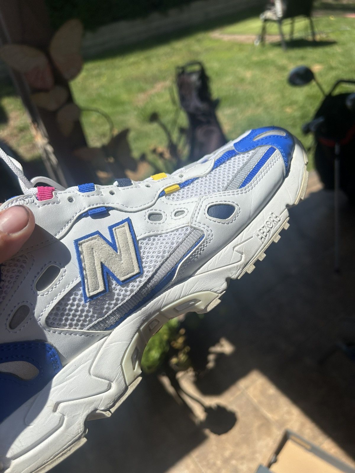 New Balance New balance 827 white/cobalt blue Size US 11 / EU 44 - 9 Thumbnail