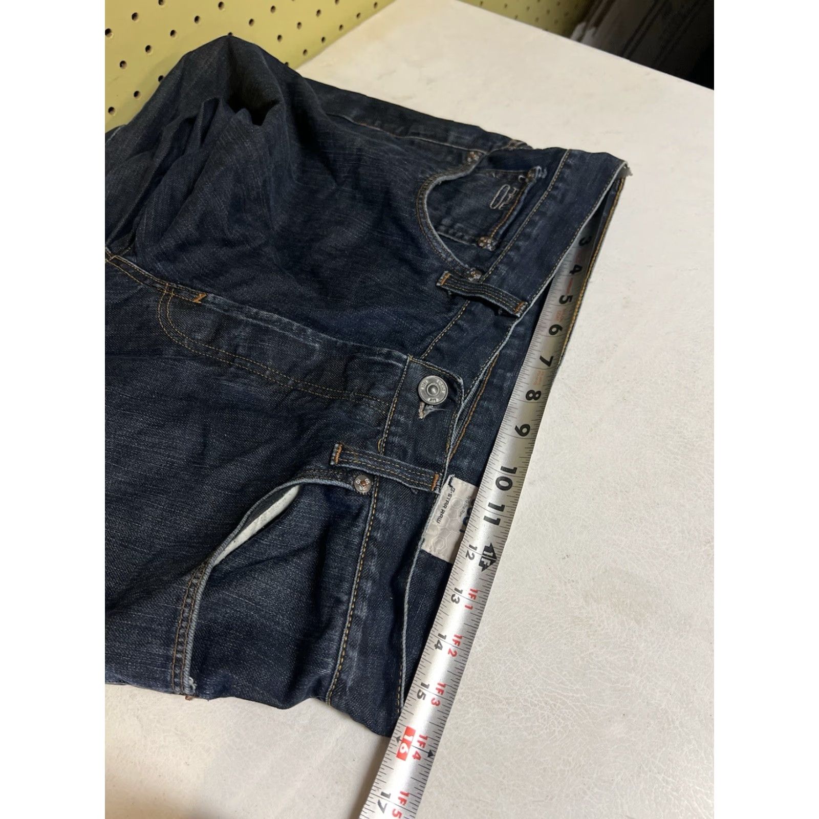 Vintage G-Star Raw Jeans 3301 Men’s Denim 32x32 Hole Distressed? No Pattern 5-Pocket Blue Regular Rise Mid Button Closure Jeans Size US 32 / EU 48 - 6 Thumbnail