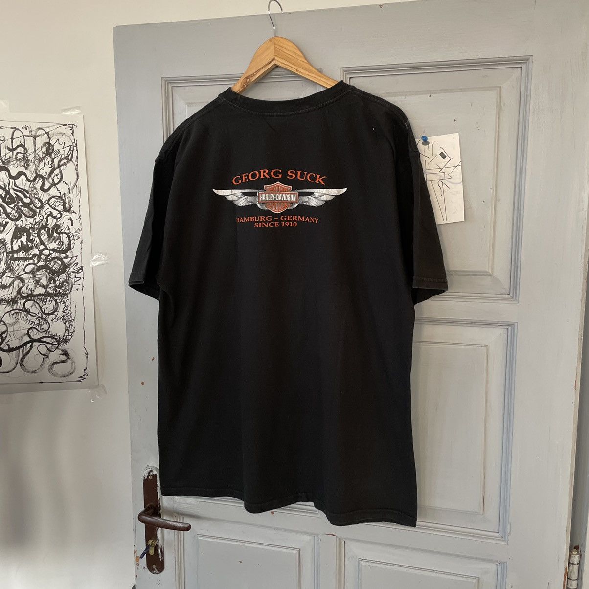 Harley Davidson × Other × Vintage Vintage Harley Davidson Georg Suck 2003 y2k Size US XL / EU 56 / 4 - 2 Thumbnail