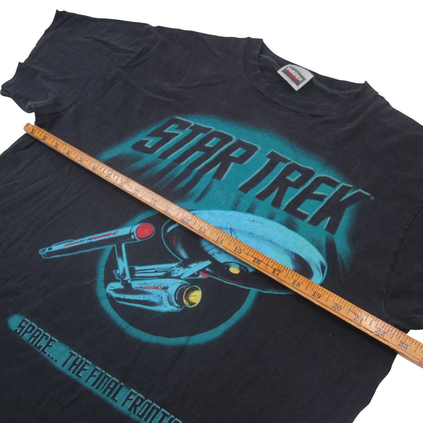 Tultex × Vintage Vintage Star Trek Space..the Final Frontier Graphic T Shirt Size US XL / EU 56 / 4 - 8 Thumbnail