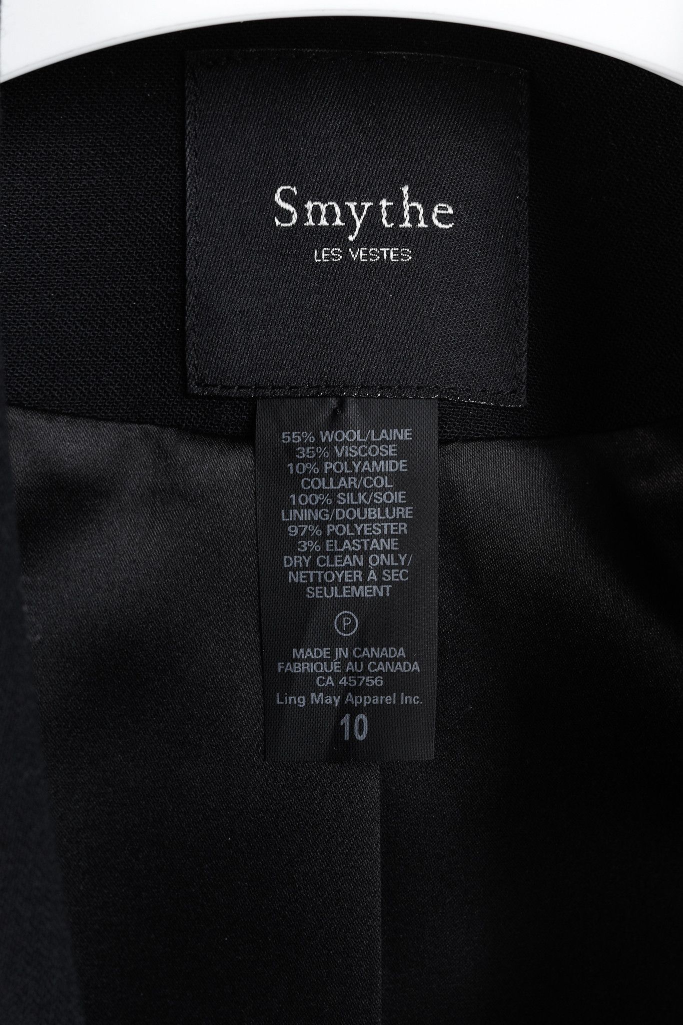 SMYTHE Smythe Tuxedo Silk Lapel Black Jacket Size L / US 10 / IT 46 - 4 Thumbnail