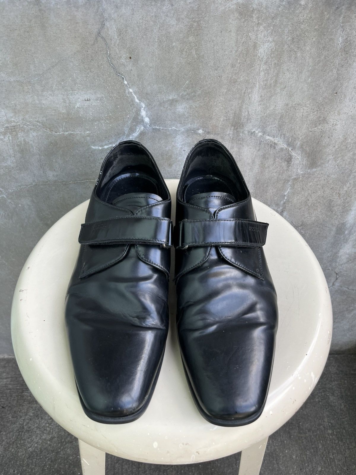 Prada Velcro Strapped Loafers Size US 7 / EU 40 - 2 Thumbnail
