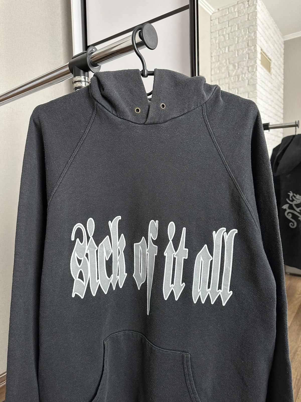 Vintage Sick Of It All Vintage Band Hoodie Pullover 90s Size US XL / EU 56 / 4 - 4 Thumbnail