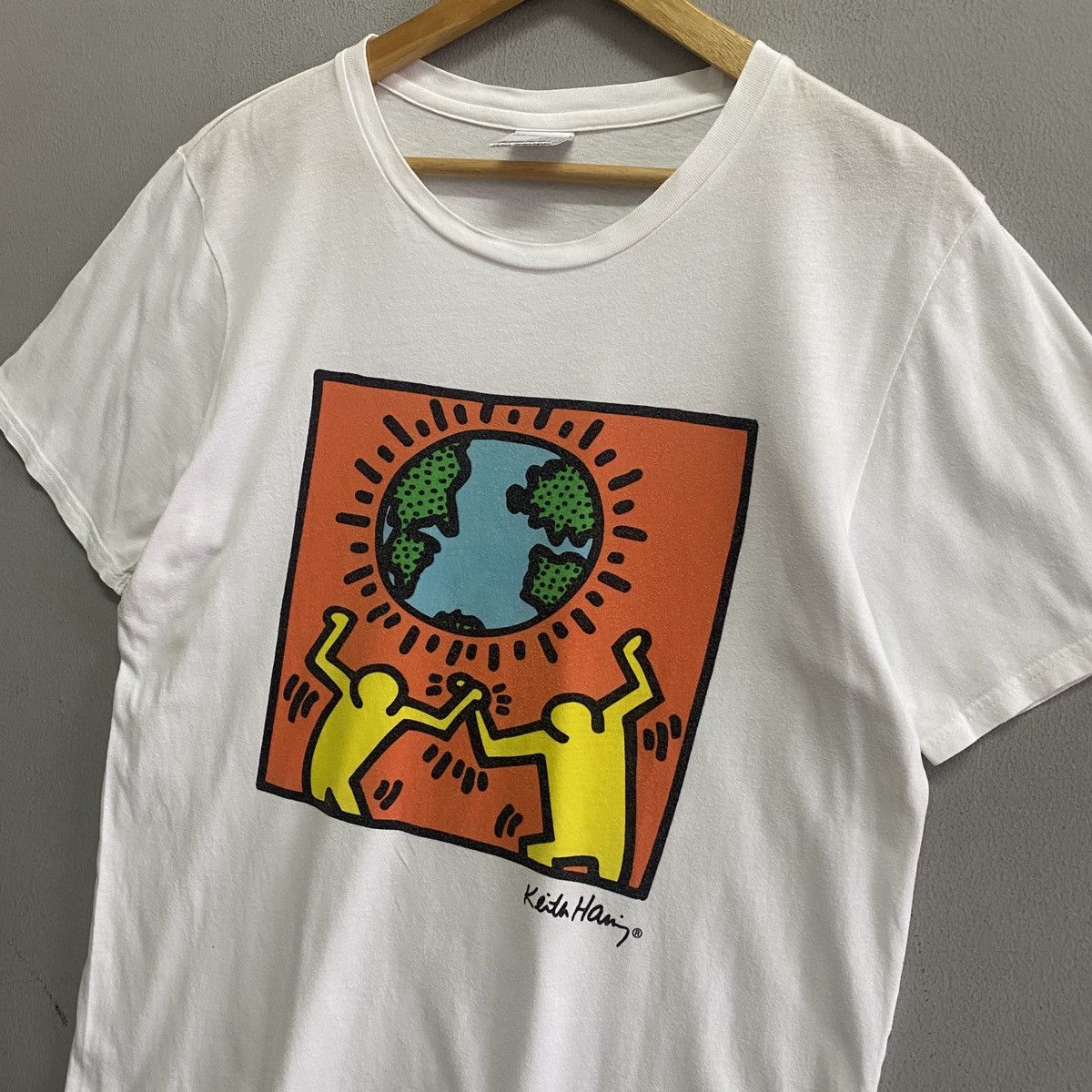Keith Haring Keith Haring X Global Work Print Tshirt Size US M / EU 48-50 / 2 - 3 Thumbnail