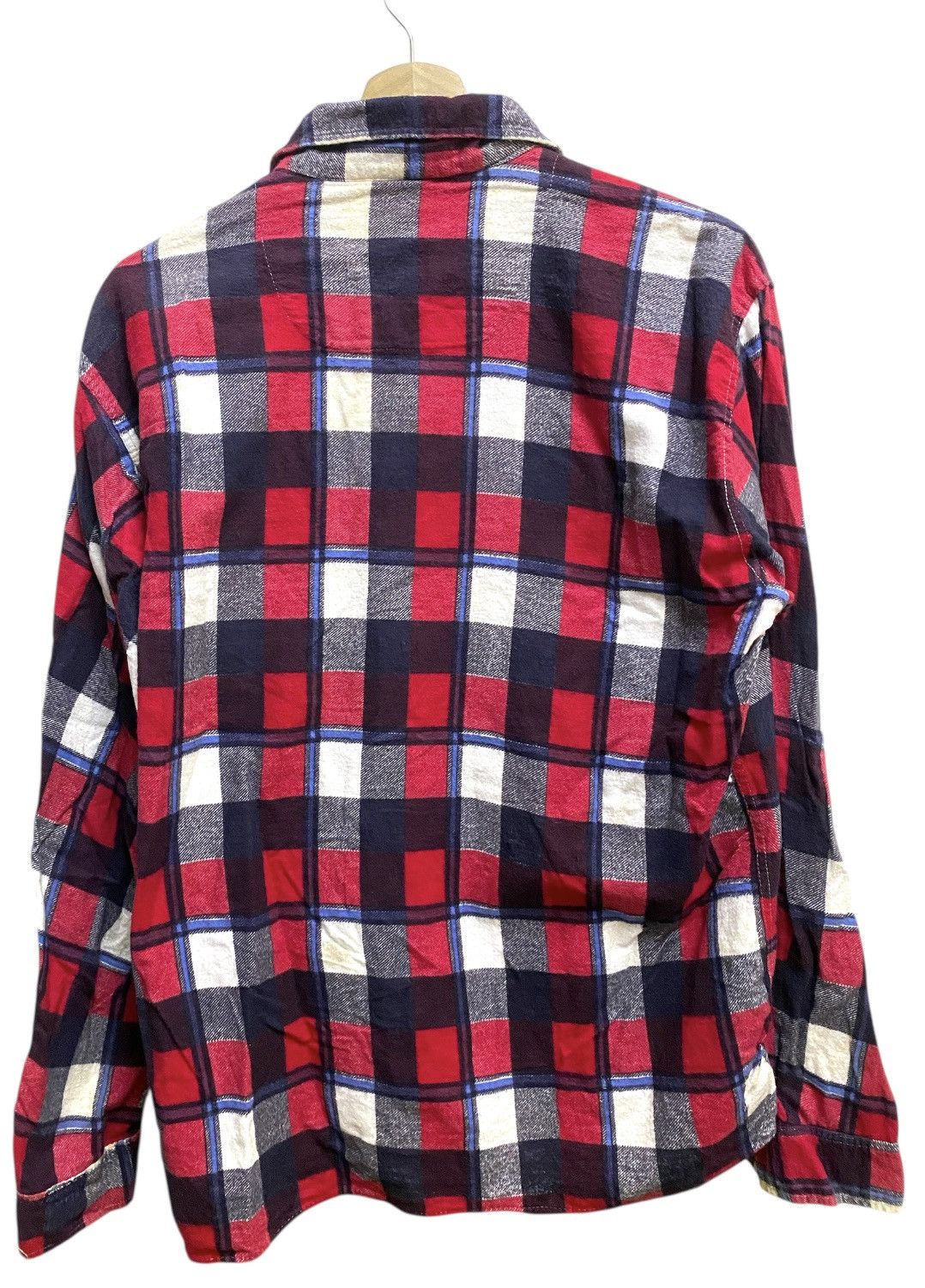 Flannel Sussex Flannel Shirt Cotton Red Colour Size US L / EU 52-54 / 3 - 2 Thumbnail