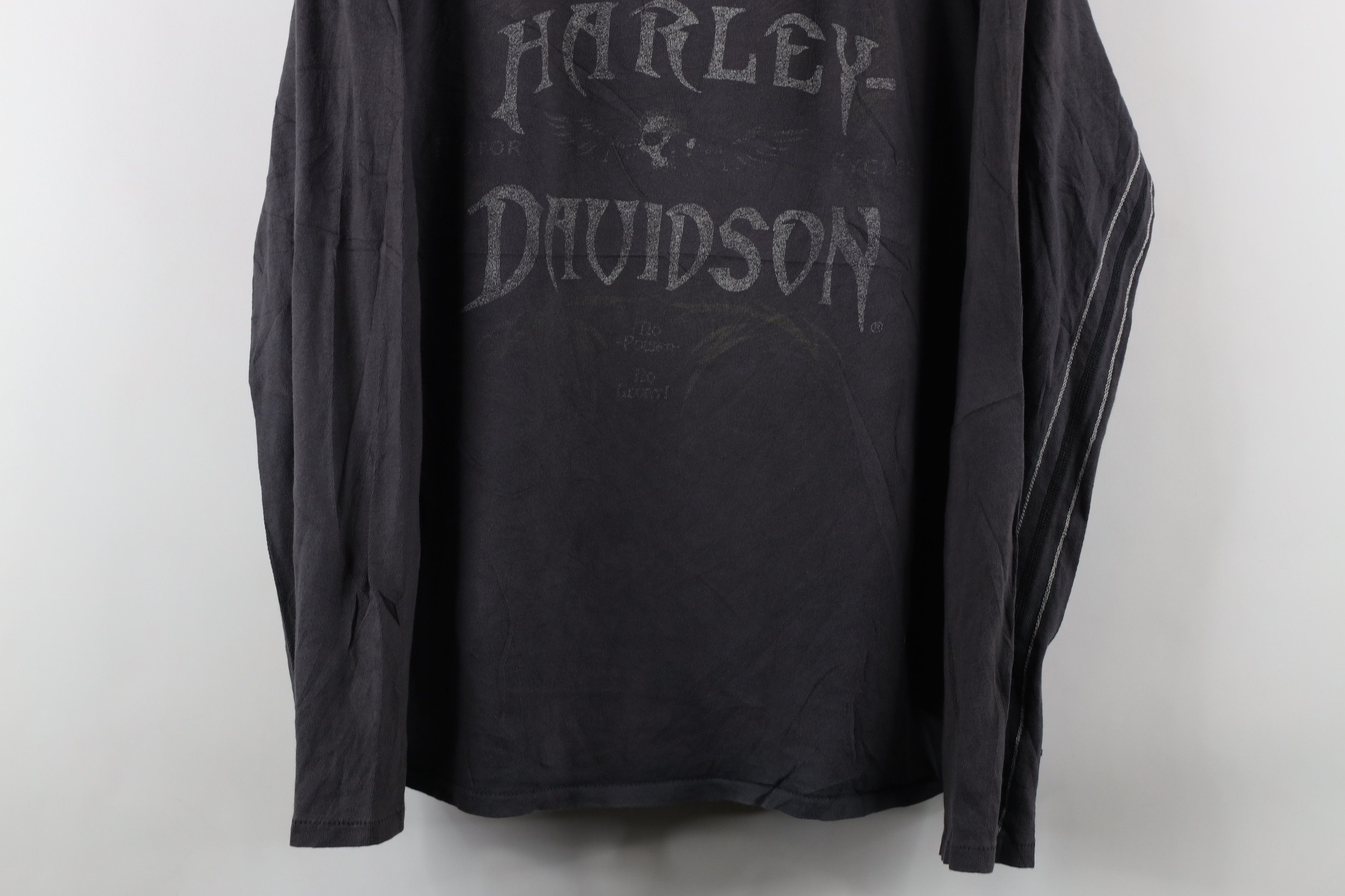 Harley Davidson Vintage Y2K Harley Davidson x Trunk LTD Skull T-Shirt Size US M / EU 48-50 / 2 - 3 Thumbnail