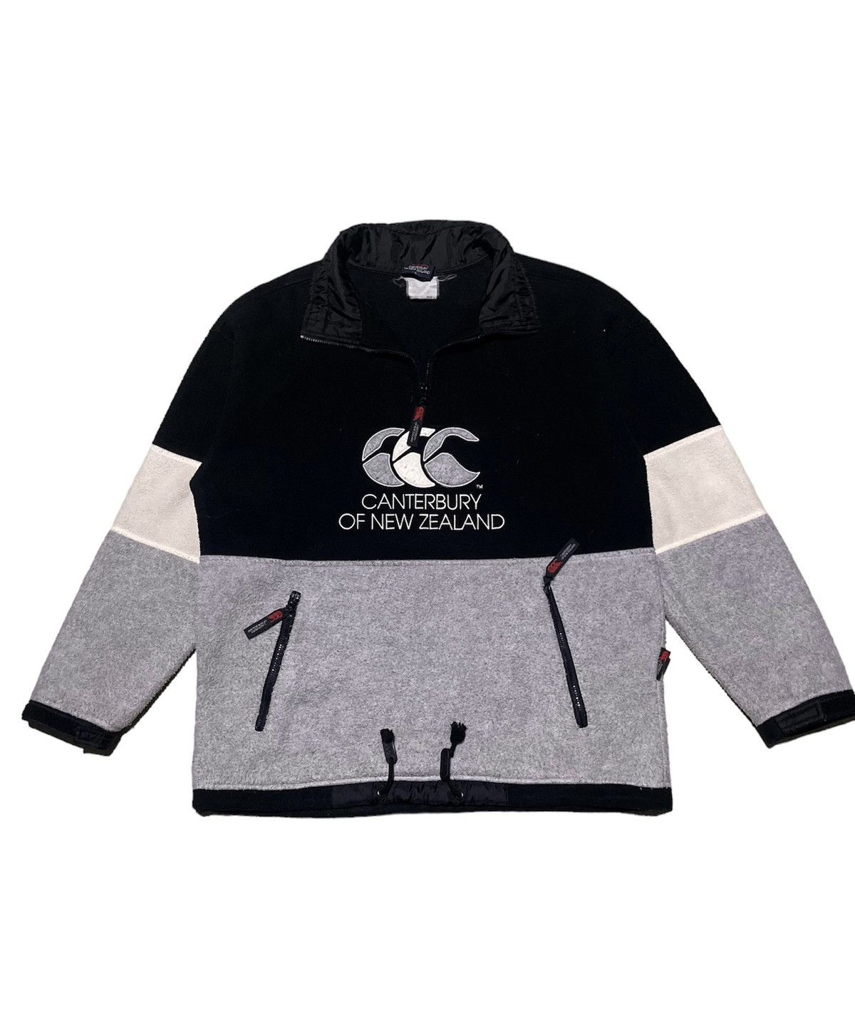 Canterbury of New Zealand × Vintage Canterbury of New Zealand Jacket - Black/Grey Adjustable Fit Size US M / EU 48-50 / 2 - 1 Thumbnail