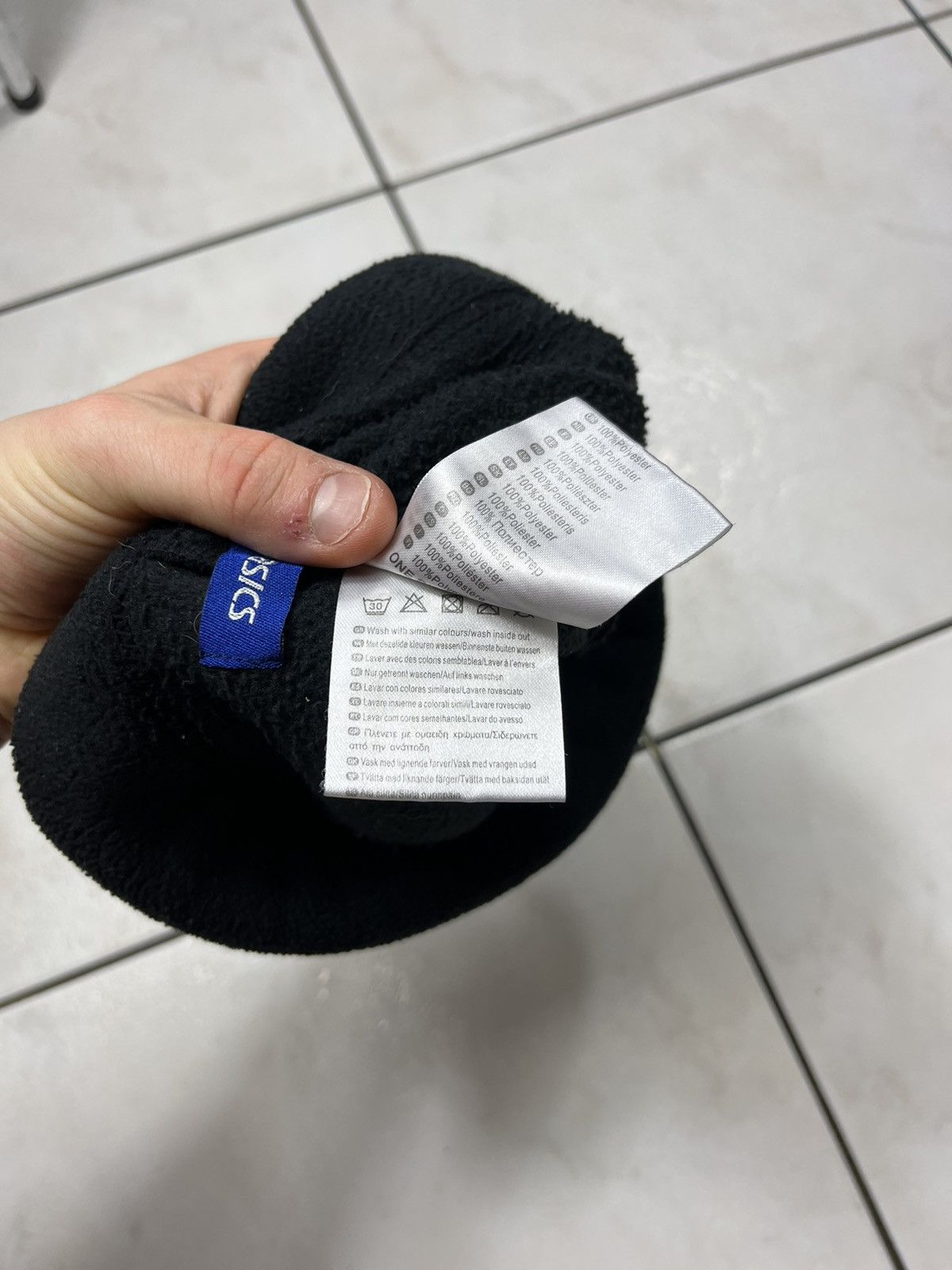 Asics × Vintage Vintage Asics fleece beanie hat sherpa logo rare y2k Size ONE SIZE - 12 Thumbnail