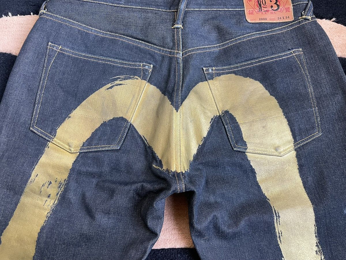 Evisu evisu golden daicock style denim jeans size：34x34 Size US 34 / EU 50 - 7 Thumbnail