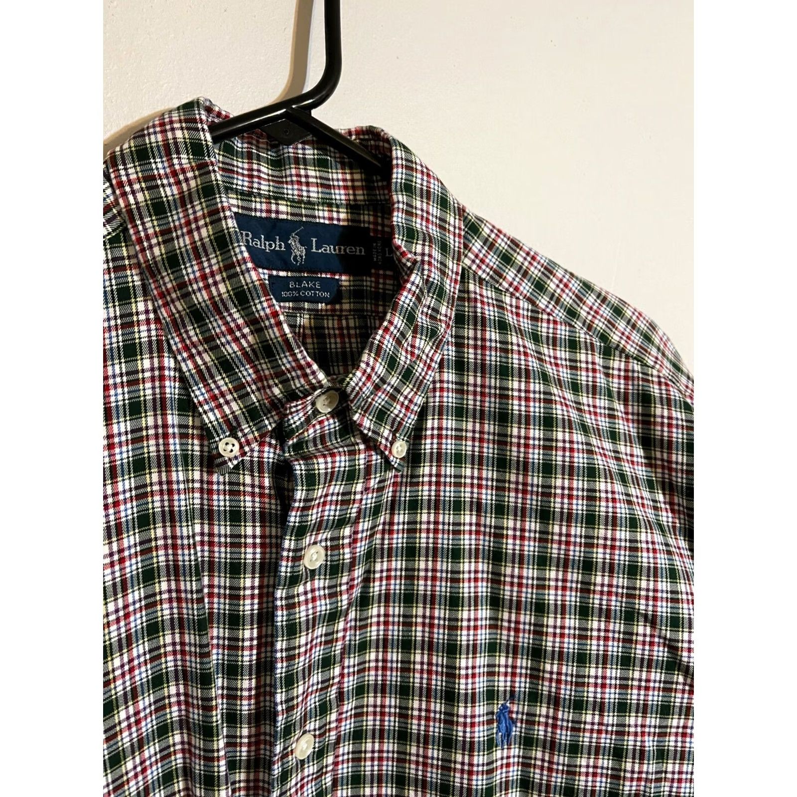 Polo Ralph Lauren Polo Ralph Lauren Blake Casual Plaid Button Up Multi-Color L/S Shirt Men's L Size US L / EU 52-54 / 3 - 2 Thumbnail