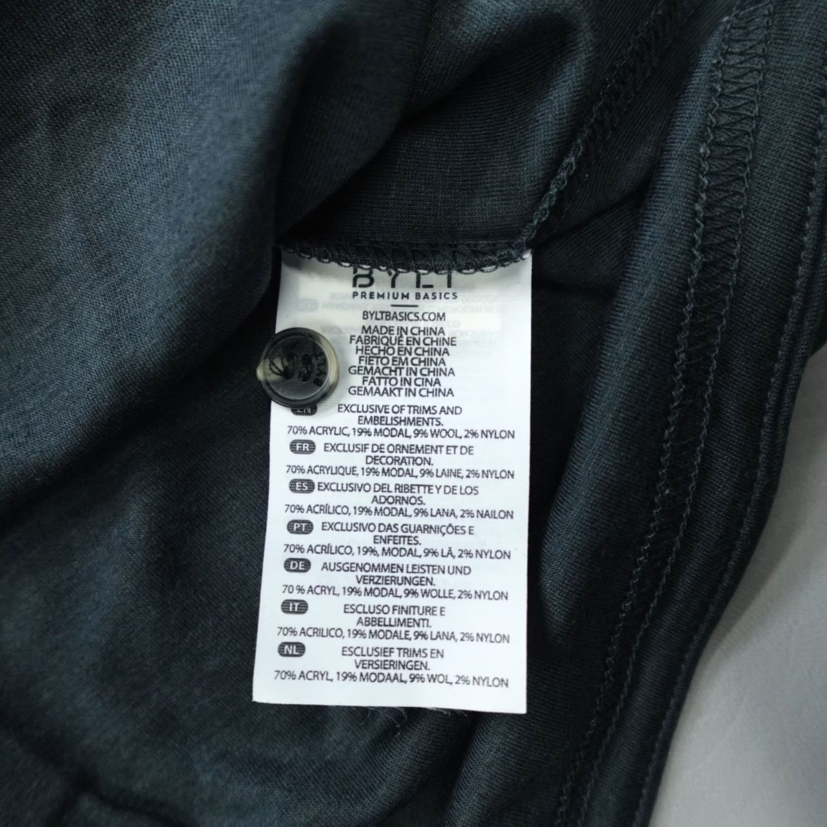 Vintage BYLT Lux Comfort Wool Long Sleeve Polo Men's 3XL Navy Blue Regular Fit Zipper Embroidered Logo Polo Shirt Vintage Not Size US XXL / EU 58 / 5 - 5 Thumbnail