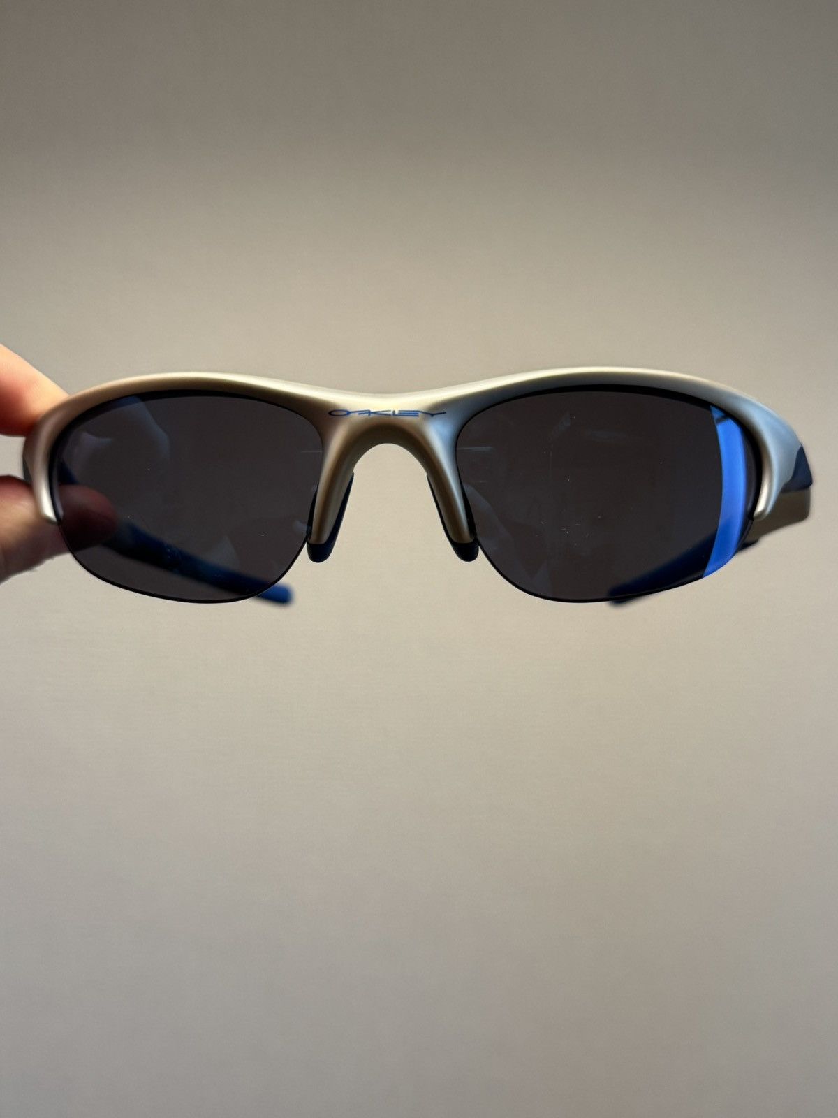 Oakley OAKLEY Half Jacket Ice IRIDIUM Silver SUNGLASSES Size ONE SIZE - 1 Thumbnail