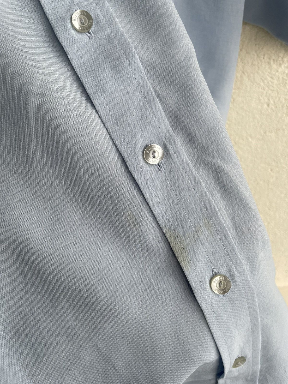 Balmain × Pierre Balmain Pierre Balmain Button Shirt Size US L / EU 52-54 / 3 - 3 Thumbnail