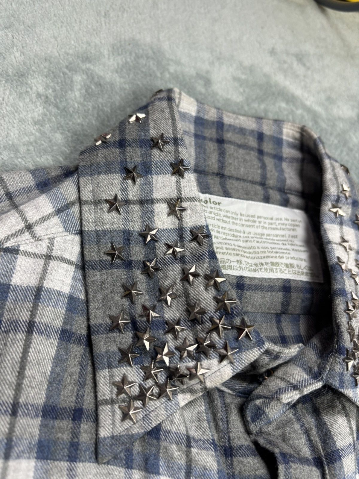 Japanese Brand × Kolor Kolor Stud Flanel Button Shirt Size US M / EU 48-50 / 2 - 3 Thumbnail