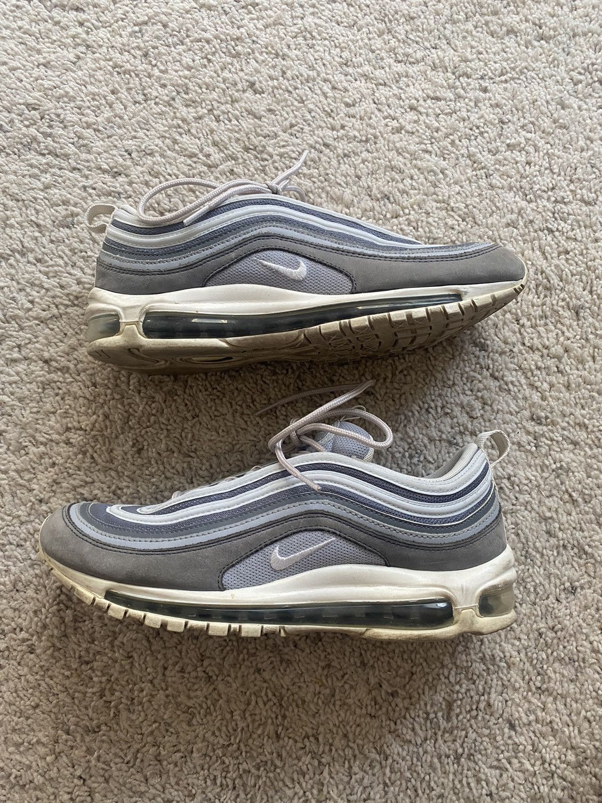 Nike Nike Air Max 97 Premium “Wolf Grey” Size US 10 / EU 43 - 1 Thumbnail