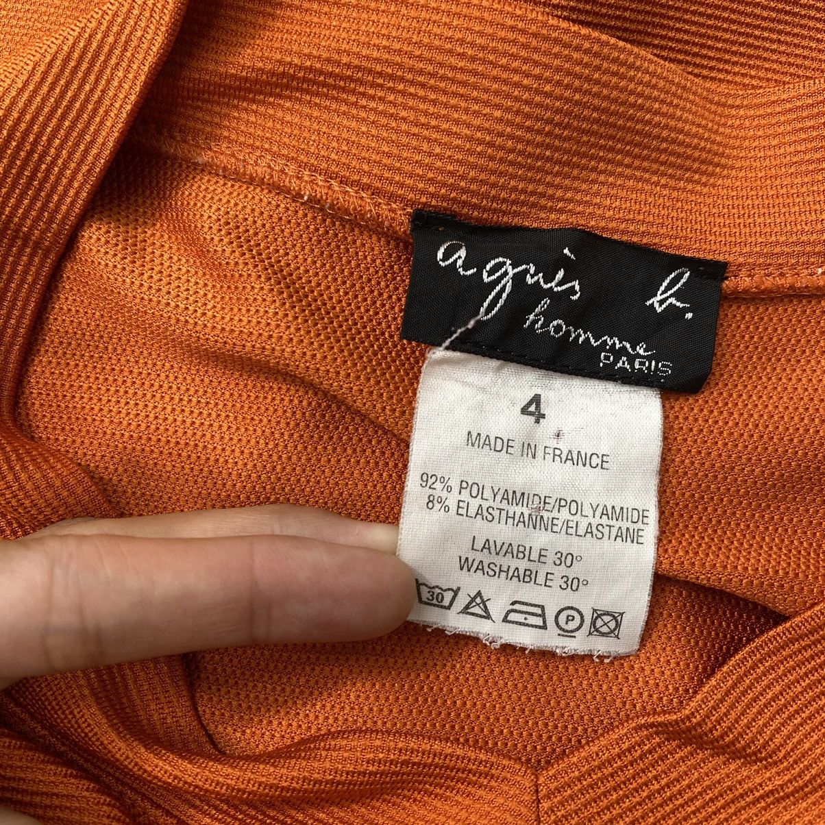 agnes b. AGNES B PARIS Homme French Designer Brand Elastic Orange Size US XL / EU 56 / 4 - 5 Thumbnail