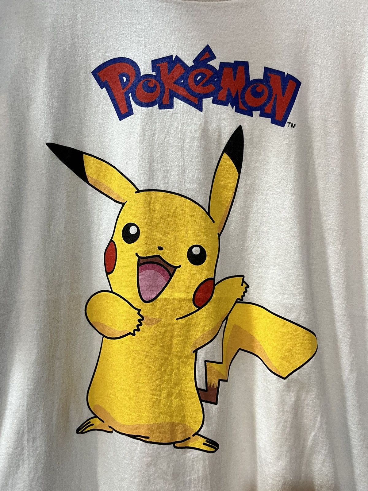 Vintage Pokémon Pikachu Manga Game Promo Tee 00s Size US M / EU 48-50 / 2 - 2 Thumbnail