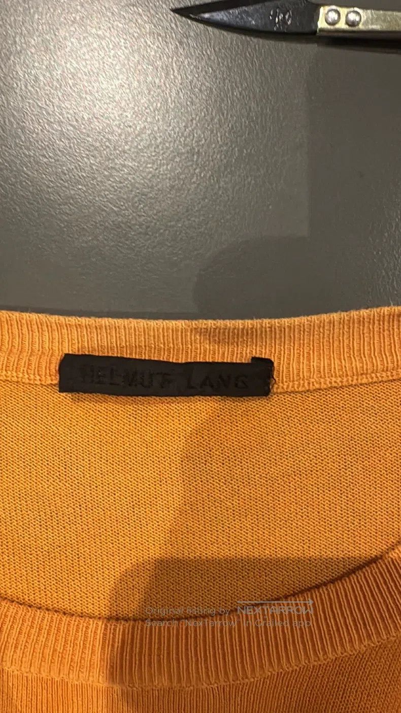 Helmut Lang Helmut Lang Orange knitted long-sleeve Size US S / EU 44-46 / 1 - 4 Thumbnail