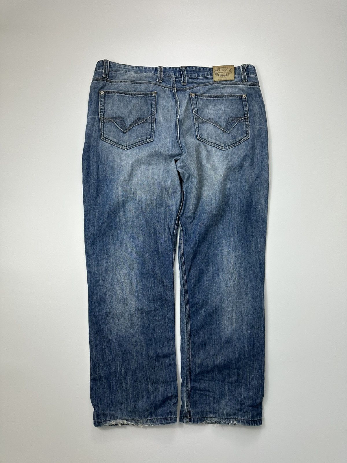 Guess Guess Oversize Denim Blue Jeans Men's 36 Size Size US 36 / EU 52 - 2 Thumbnail