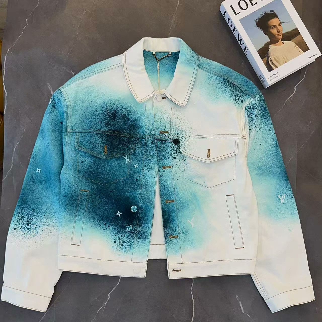 Louis Vuitton Louis Vuitton Denim Blue Light Jacket 48 Men Size US XL / EU 56 / 4 - 1 Thumbnail
