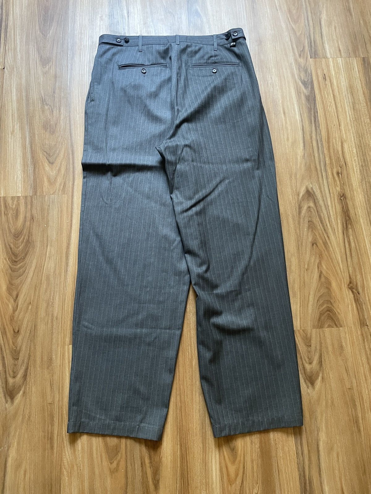 Stussy Stussy Pinstripe Wool-blend Pants Size US 34 / EU 50 - 2 Thumbnail