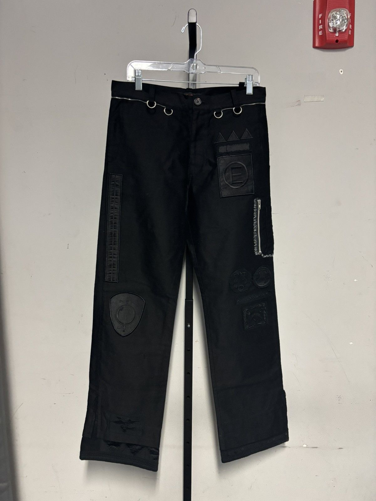 Undercover Undercover SS03 “Scab” Patchwork and Knit Work Pants